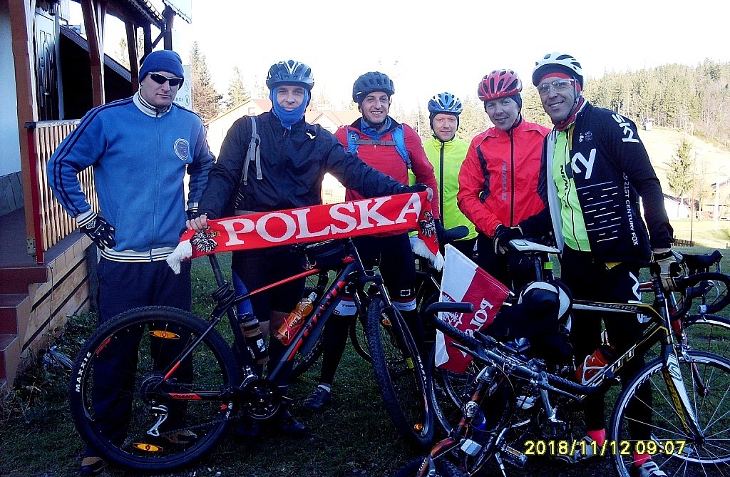 „100 na 100”, czyli niepodległościowy rajd rowerowy 