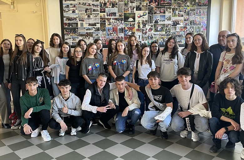Młodzież z Rumunii w ZSM-E w Żywcu !!!