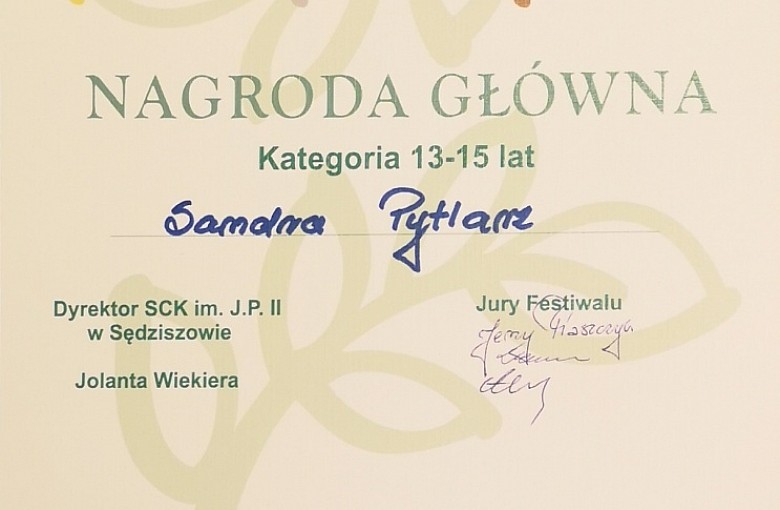 Kolejne wokalne sukcesy Sandry