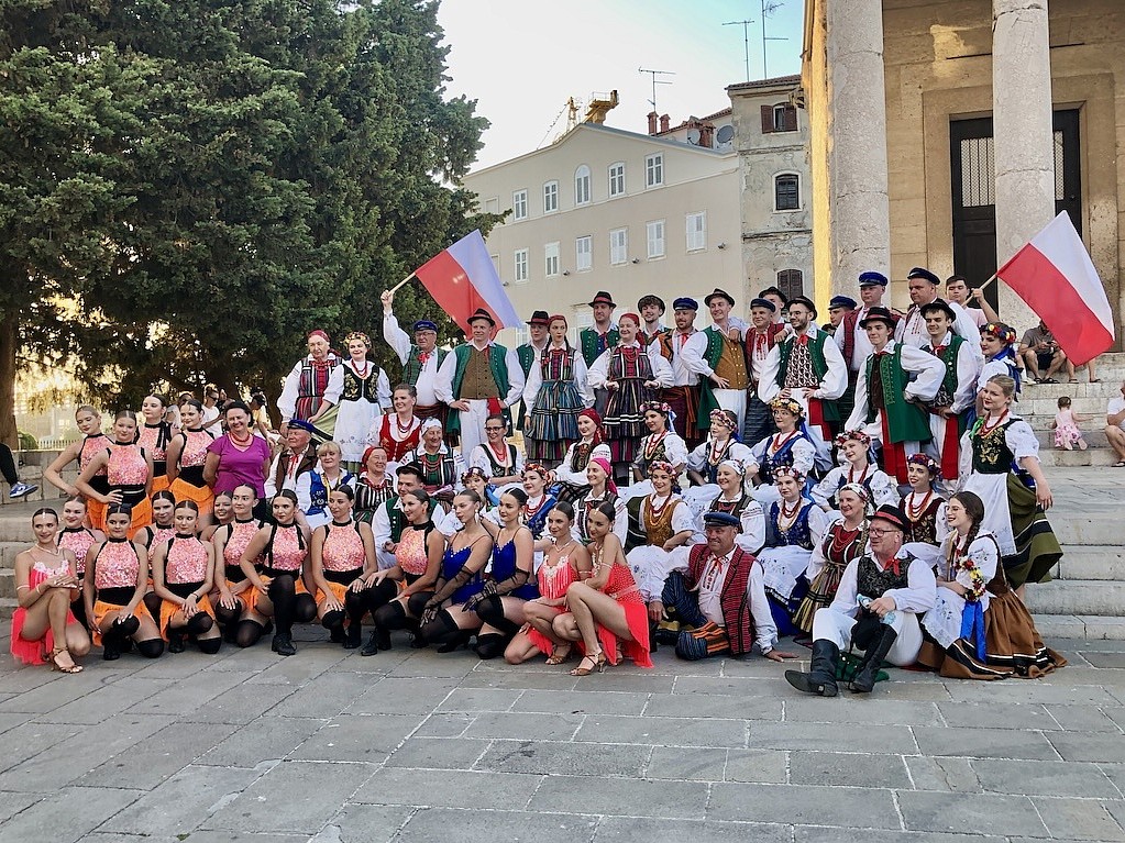 Nasze formacje w reprezentacji Polski na Międzynarodowym Festiwalu "Istra - Fest" - Pula 2025