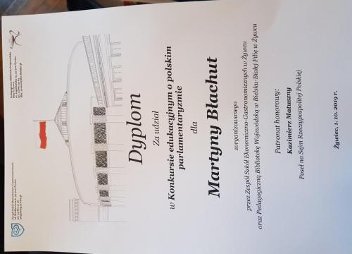 Konkurs wiedzy o „polskim parlamentaryzmie”