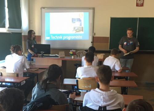 Wizyta w zsme ucziów klas 8