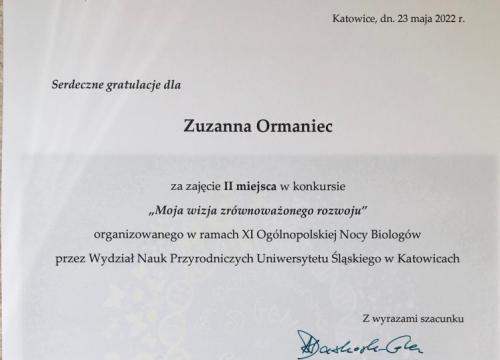 Konkurs w ramach XI Nocy Biologów