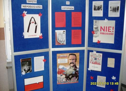 Obchody 103 rocznicy odzyskania niepodległości w ZSM-E.