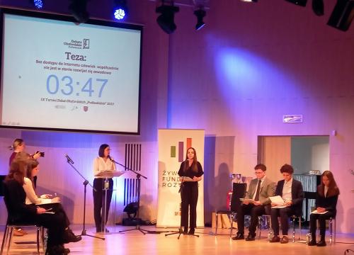 Siła słów, czyli zwycięstwo Mechanika w Konkursie Debat Oksfordzkich Podbeskidzie!