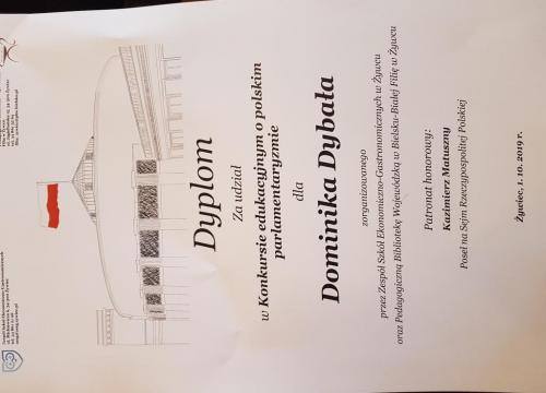 Konkurs wiedzy o „polskim parlamentaryzmie”