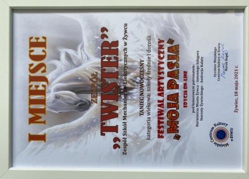 Doceniona praca Twistera