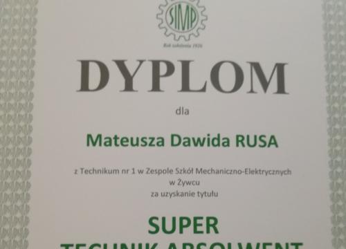 Technik absolwent 2019