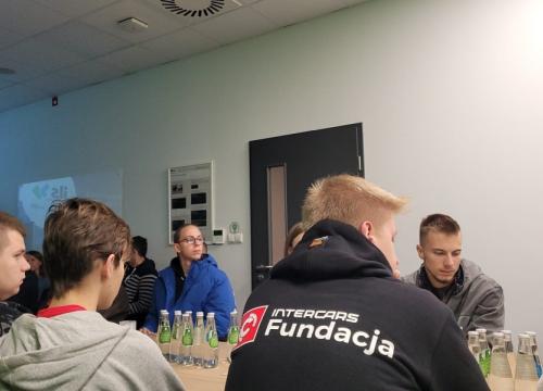 Damian, Dominik i Przemek w Warszawie