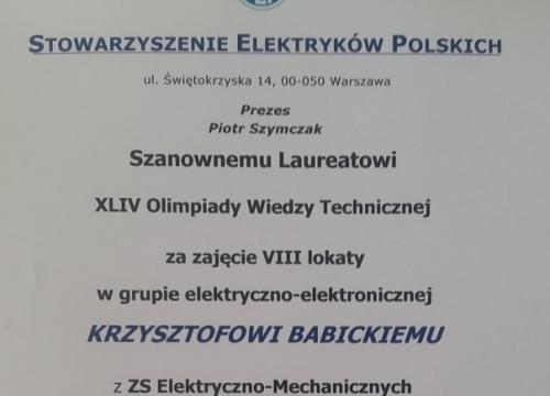 Olimpiada Wiedzy Technicznej