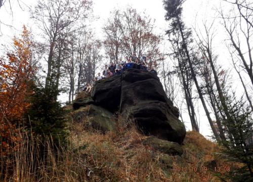 Klasa 1eT na pierwszej wycieczce…