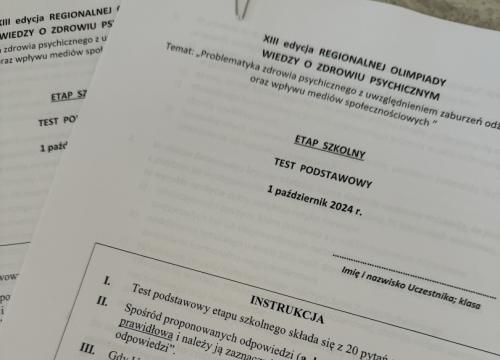 XIII Olimpiada Psychiczna