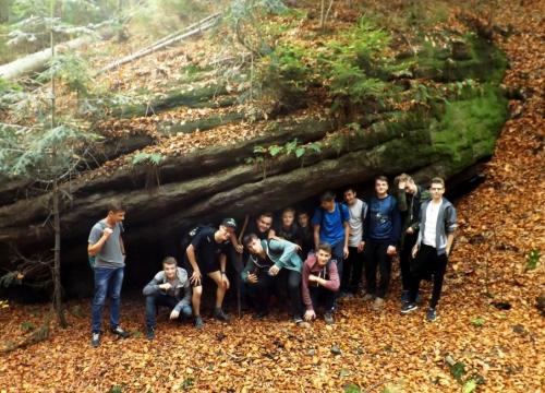 Klasa 1eT na pierwszej wycieczce…