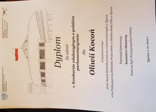 Konkurs wiedzy o „polskim parlamentaryzmie”