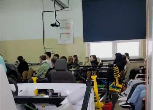 Klasy policyjne z wizytą w Szkole Policji w Katowicach