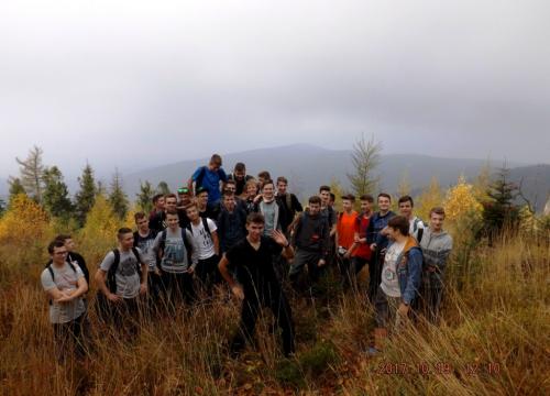 Klasa 1eT na pierwszej wycieczce…